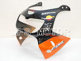 Honda CBR900RR 919 1996-1997 ABS Fairing - Repsol - Black Orange Red - MFS6131
